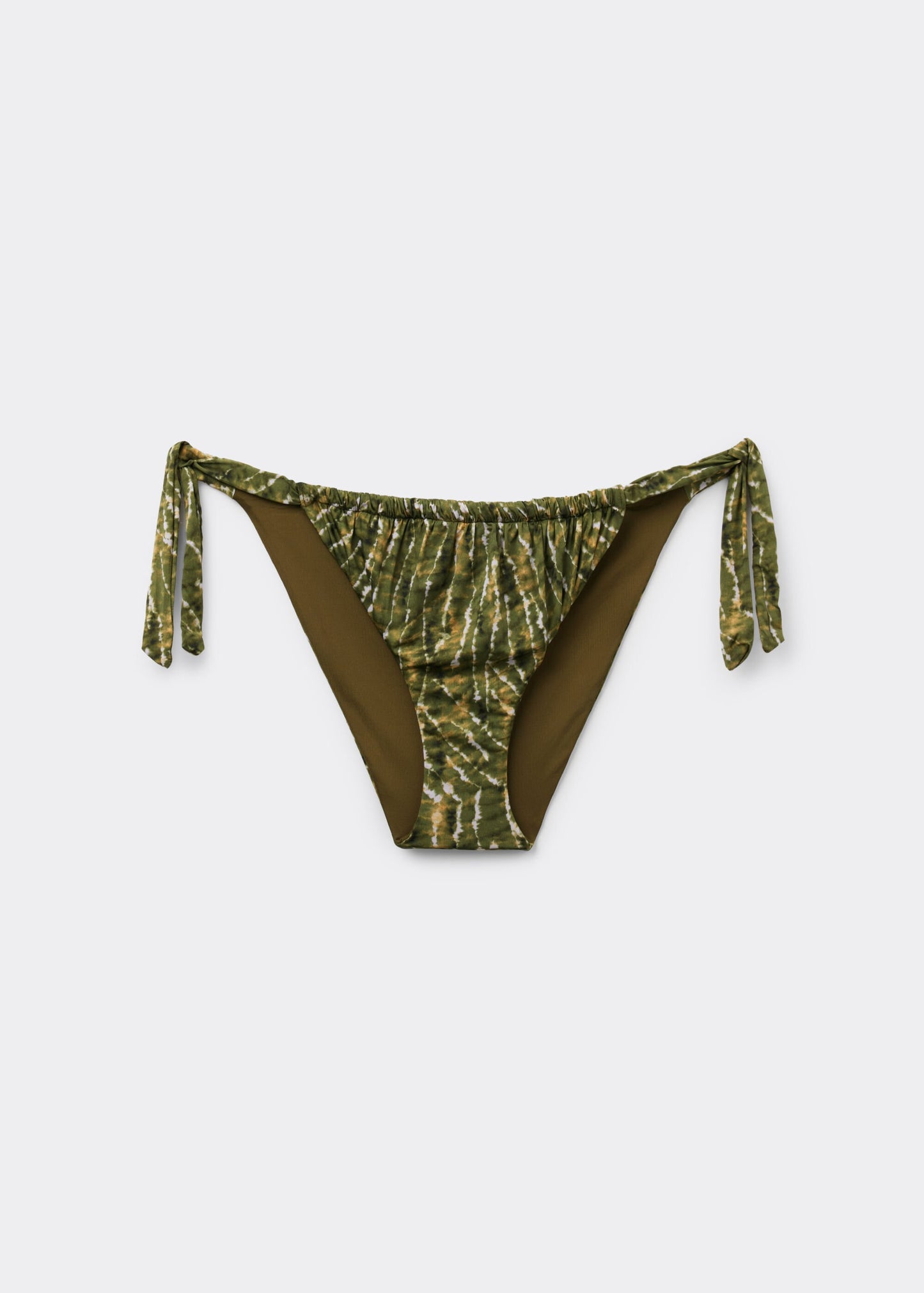 Bow Bikini Bottoms Natural Tie-Dye