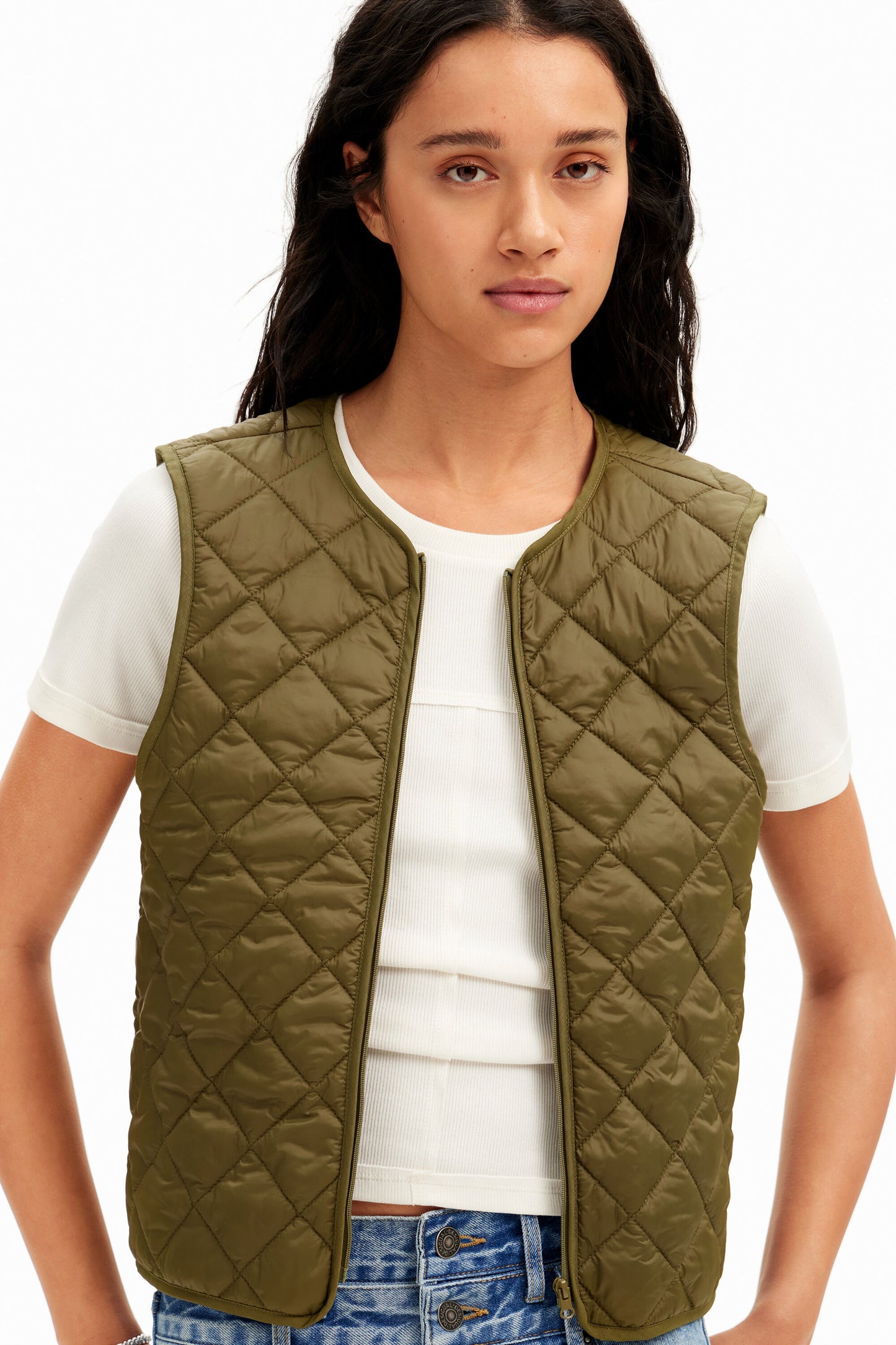 2-in-1 embroidered hybrid parka