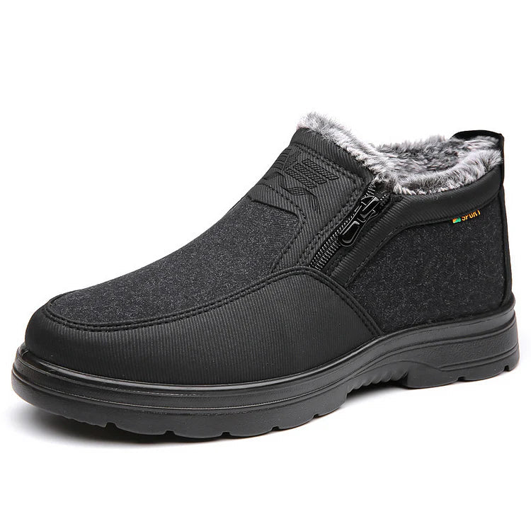 Herren Orthopädische Warme Schneestiefel Wasserdicht Rutschfeste Winter Fleece Schuhe