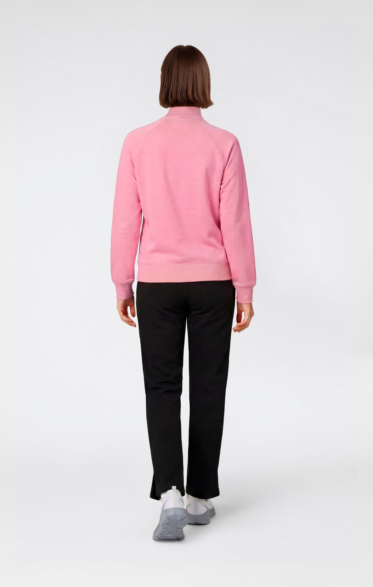 Damen Slim Fit Trainingsanzug mit Reißverschluss