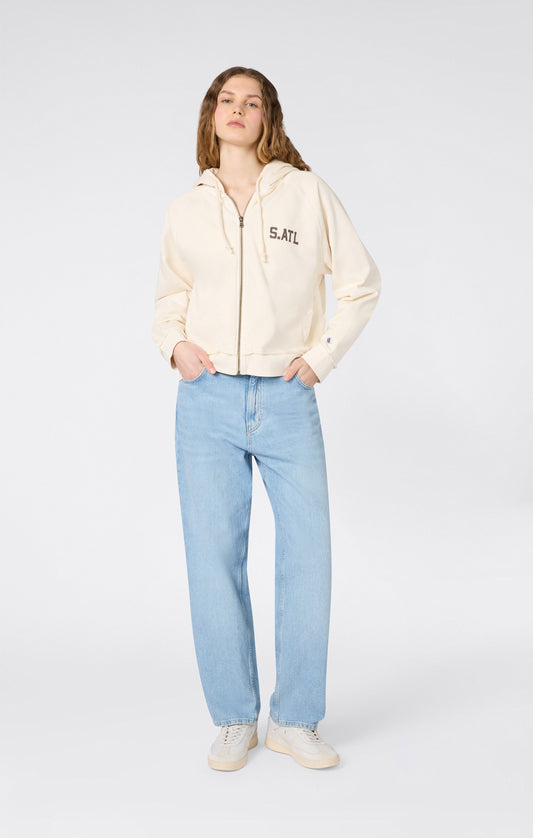 Women's East West Hooded Full Zip Sweatshirt