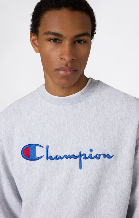 Herren-Rundhals-Sweatshirt Reverse Weave