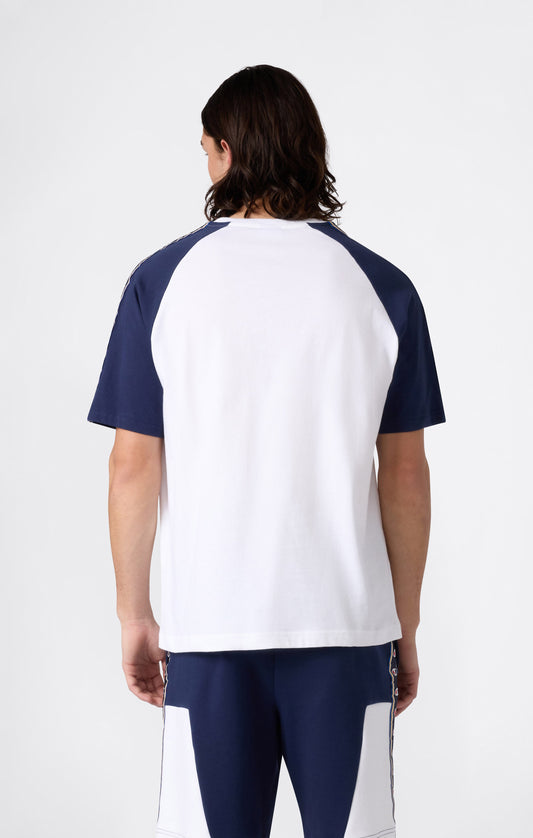 Men's Tape Logo Raglan Sleeve T-Shirt