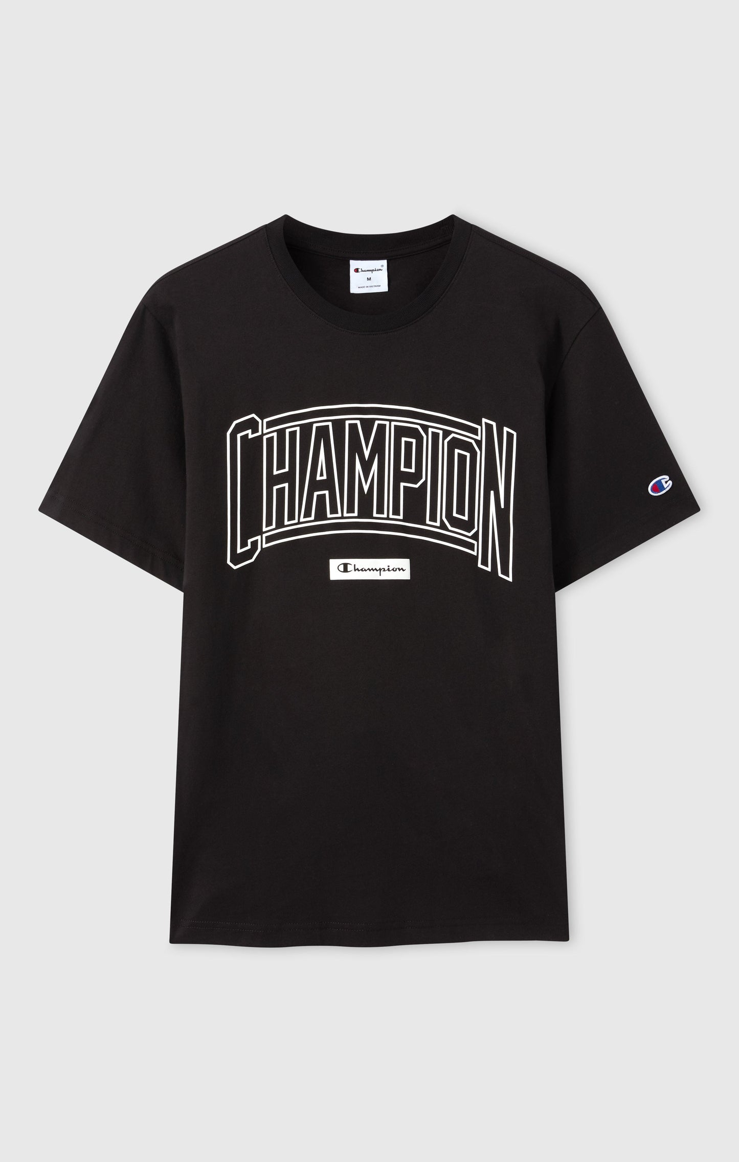 Men's Crewneck T-Shirt With Puff Print Logo