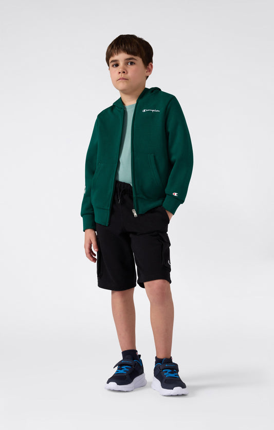 Leichte Cargo-Shorts aus Fleece für Jungen