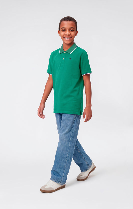 Boys' Cotton Piqué Polo
