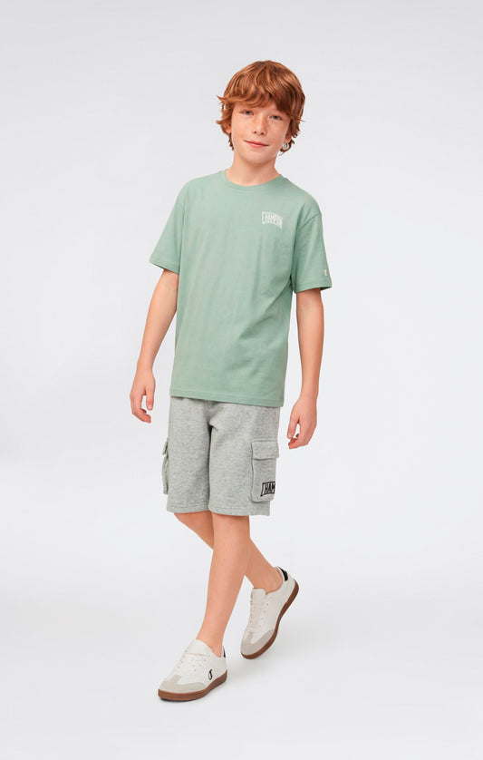 Boys' Crewneck T-shirt with Puff Print