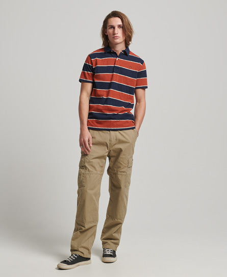 Jersey Stripe Polo Shirt
