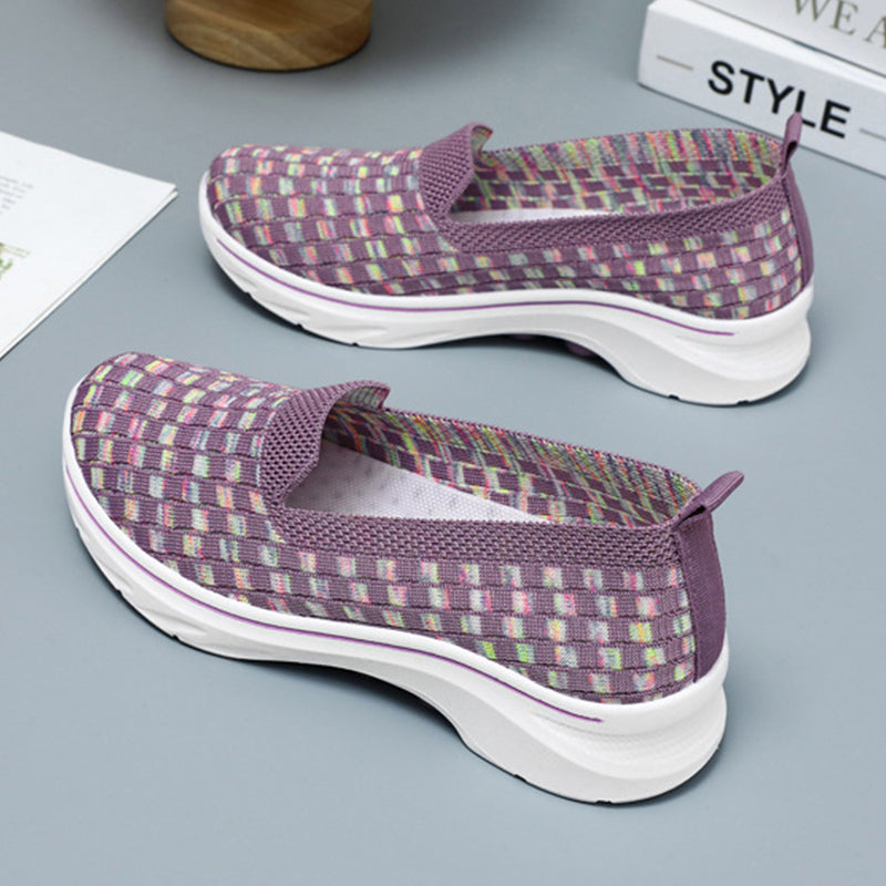 🔥Letzter Tag Promotion 50% Rabatt - Super bequeme atmungsaktive weiche Sohle orthopädische Walkingschuhe für Damen