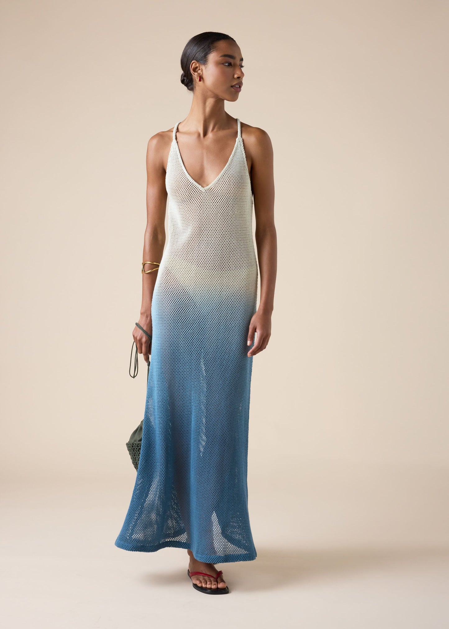 Long Mesh Dress