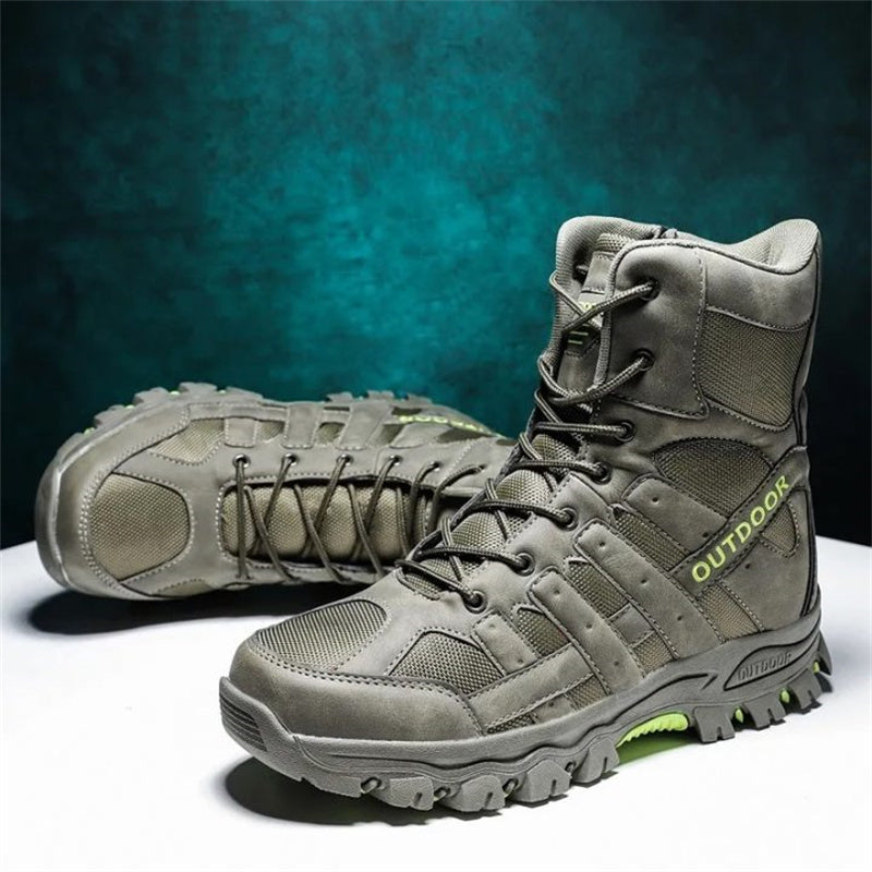 Leichte, atmungsaktive, strapazierfähige und rutschfeste Wanderstiefel, Kampfstiefel, Arbeitsstiefel für Herren