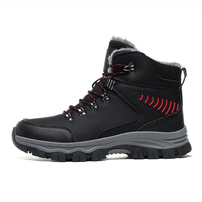 (Limited Time Event 49% OFF) Men’s Winter Waterproof and Cold Warm Snow Boots Orthopedic Arch Support Wide Toe Work Boots