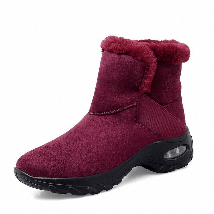 Damen Plüsch Air Cushion Schneestiefel
