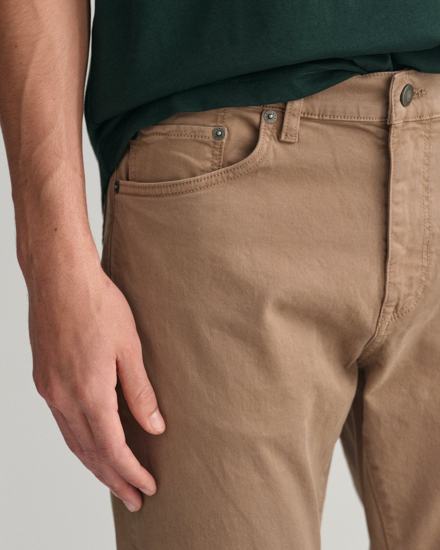Men's Regular Fit Desert Jeans - DESERT BROWN