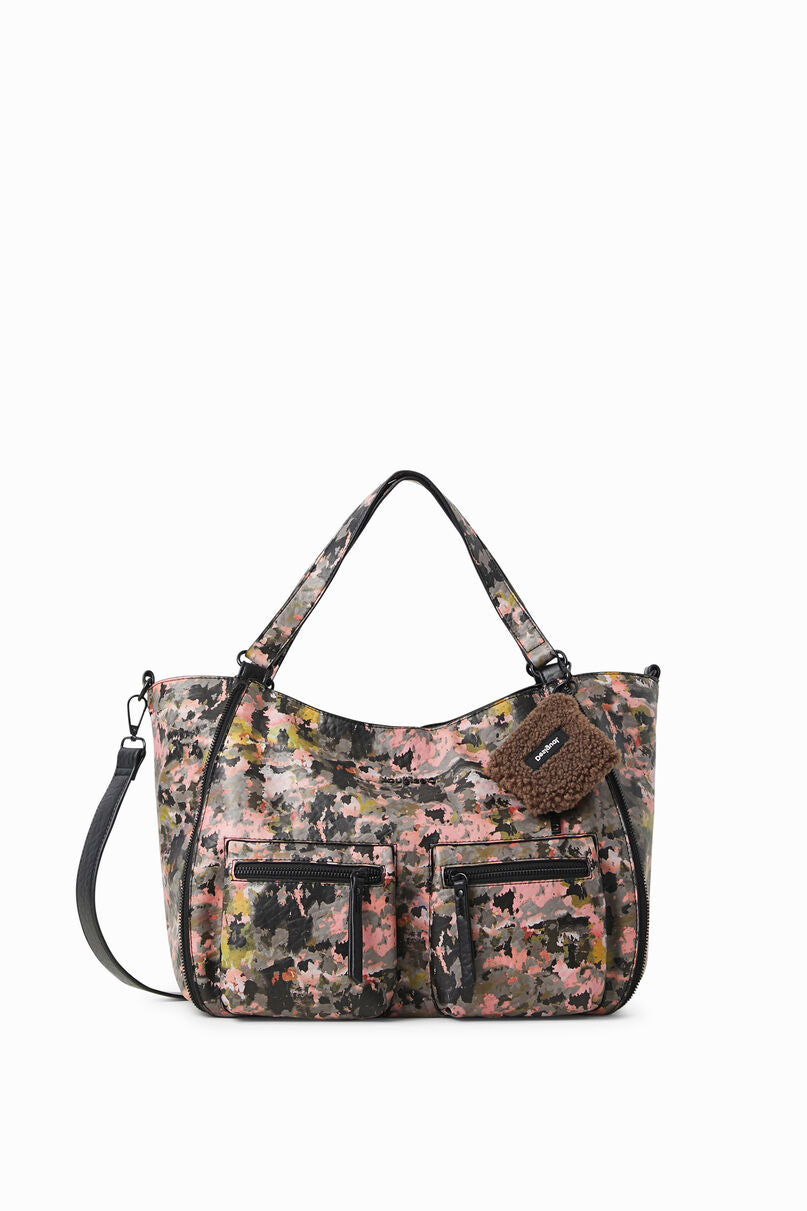 Side bellows shopping bag
