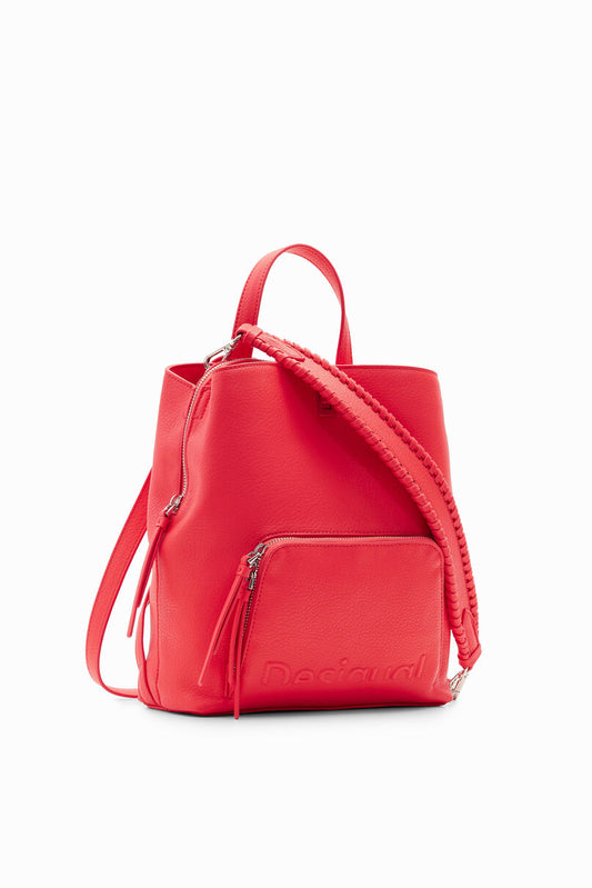 Small half-logo backpack