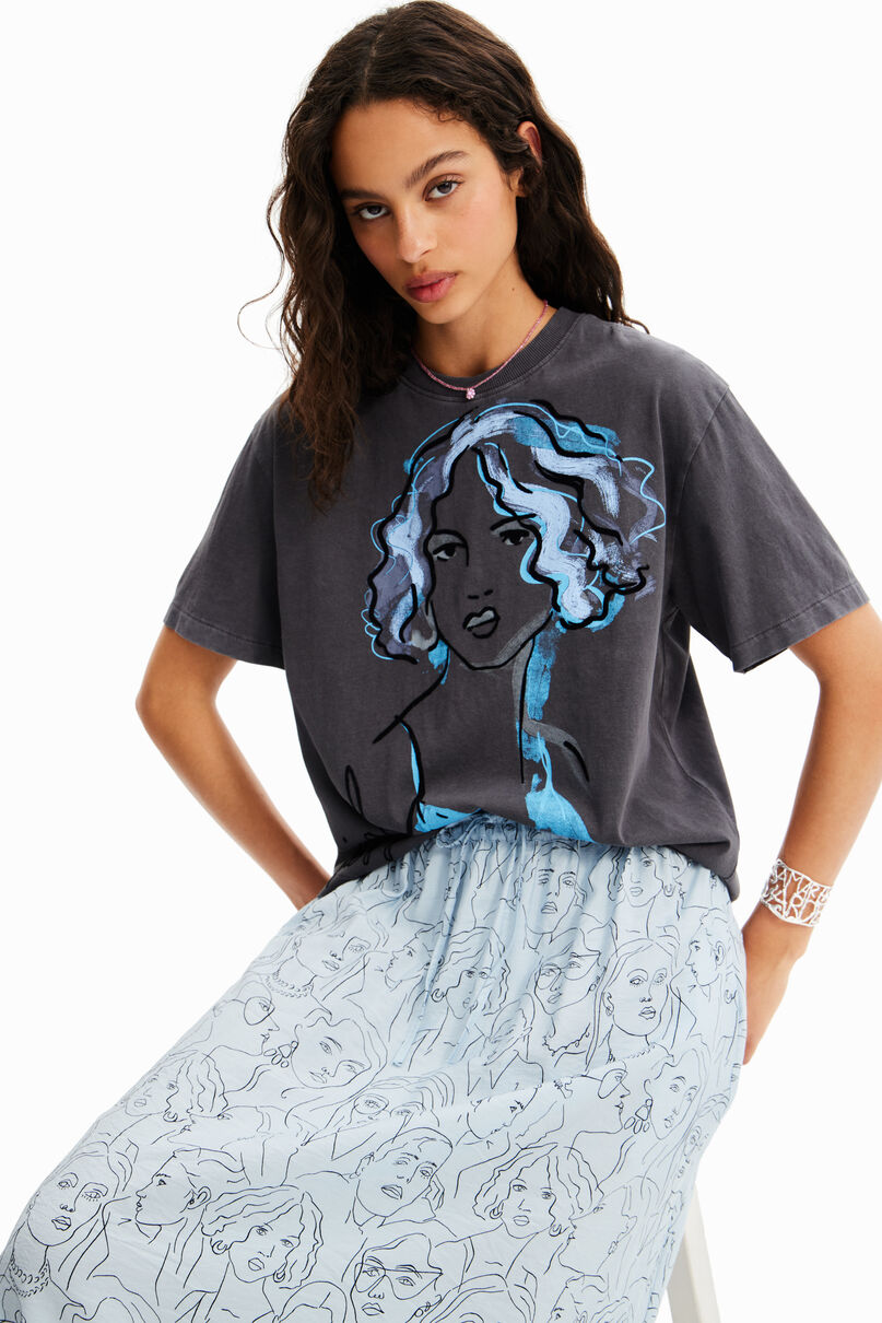 Girl illustration T-shirt