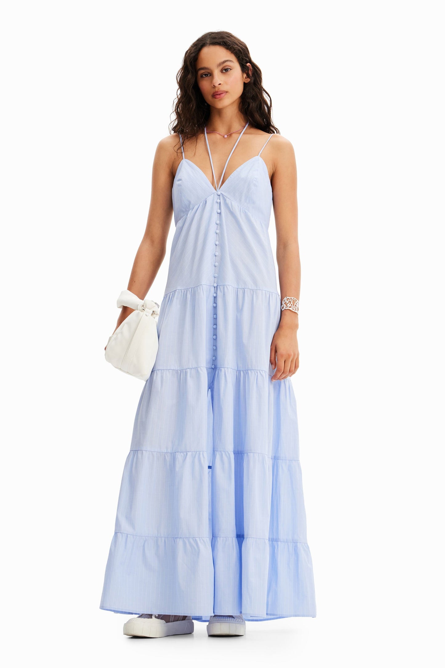 Long striped dress