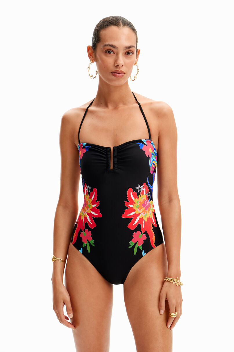 Jungle bandeau swimsuit
