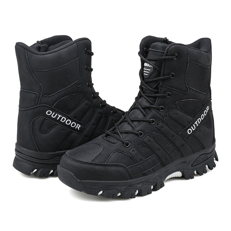 Leichte, atmungsaktive, strapazierfähige und rutschfeste Wanderstiefel, Kampfstiefel, Arbeitsstiefel für Herren