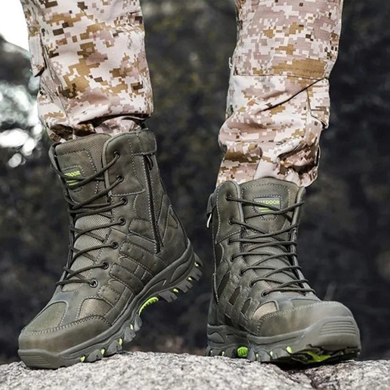 Leichte, atmungsaktive, strapazierfähige und rutschfeste Wanderstiefel, Kampfstiefel, Arbeitsstiefel für Herren
