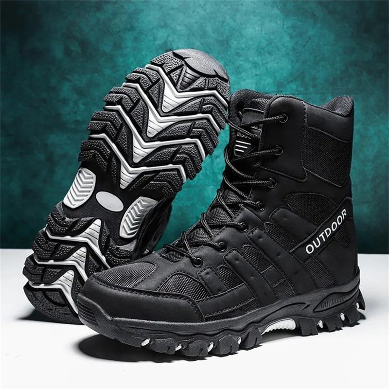 Leichte, atmungsaktive, strapazierfähige und rutschfeste Wanderstiefel, Kampfstiefel, Arbeitsstiefel für Herren