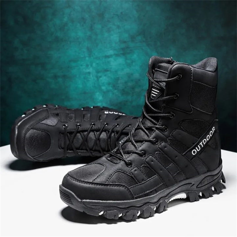 Leichte, atmungsaktive, strapazierfähige und rutschfeste Wanderstiefel, Kampfstiefel, Arbeitsstiefel für Herren