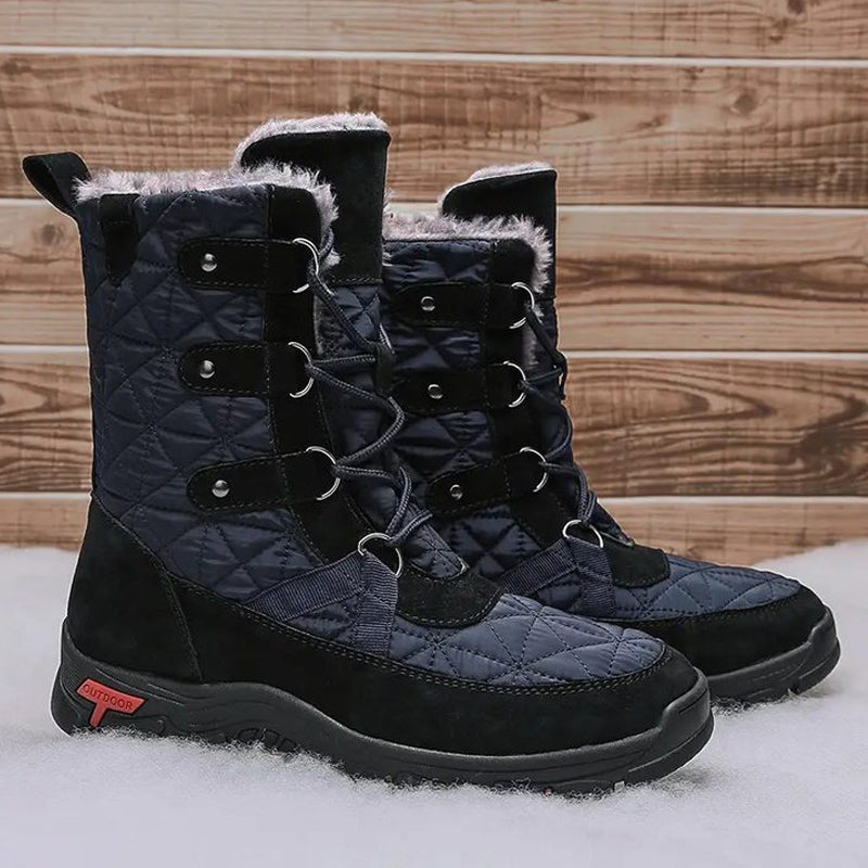 HEISSER VERKAUF – Bequeme Herren-Schneestiefel aus echtem Leder, warme Stiefel, Kampfstiefel