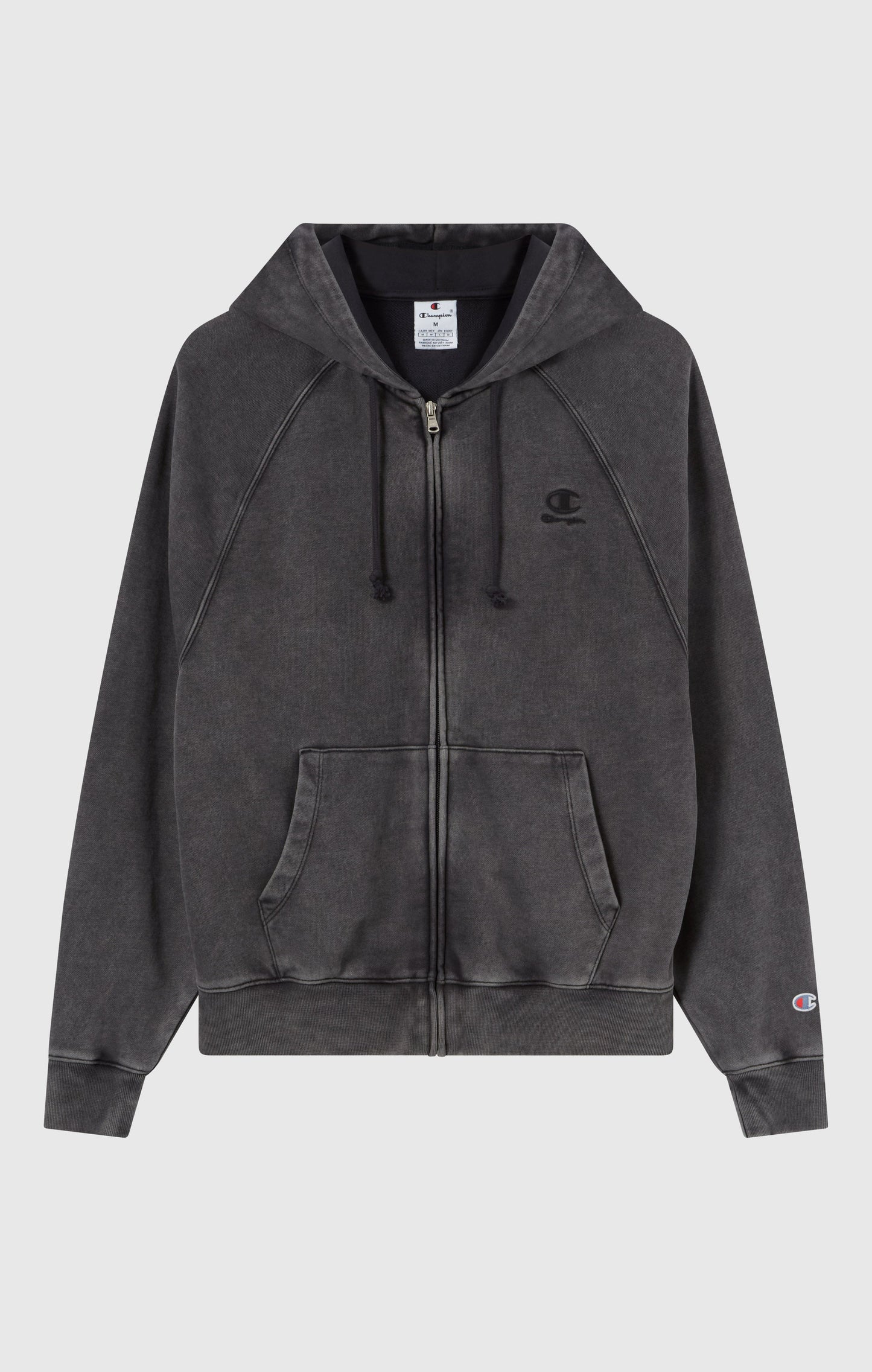 Women's Washed Effect Full Zip Hoodie Icons