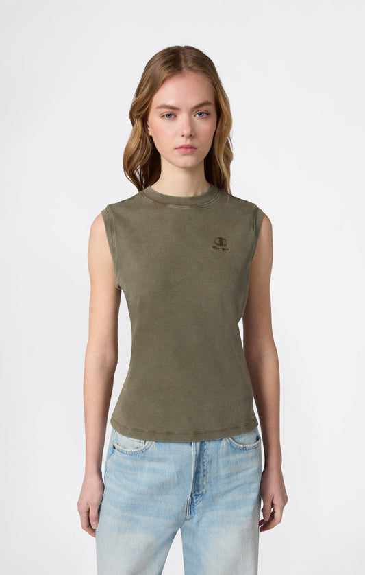Women's Washed Effect Tank Top Icons
