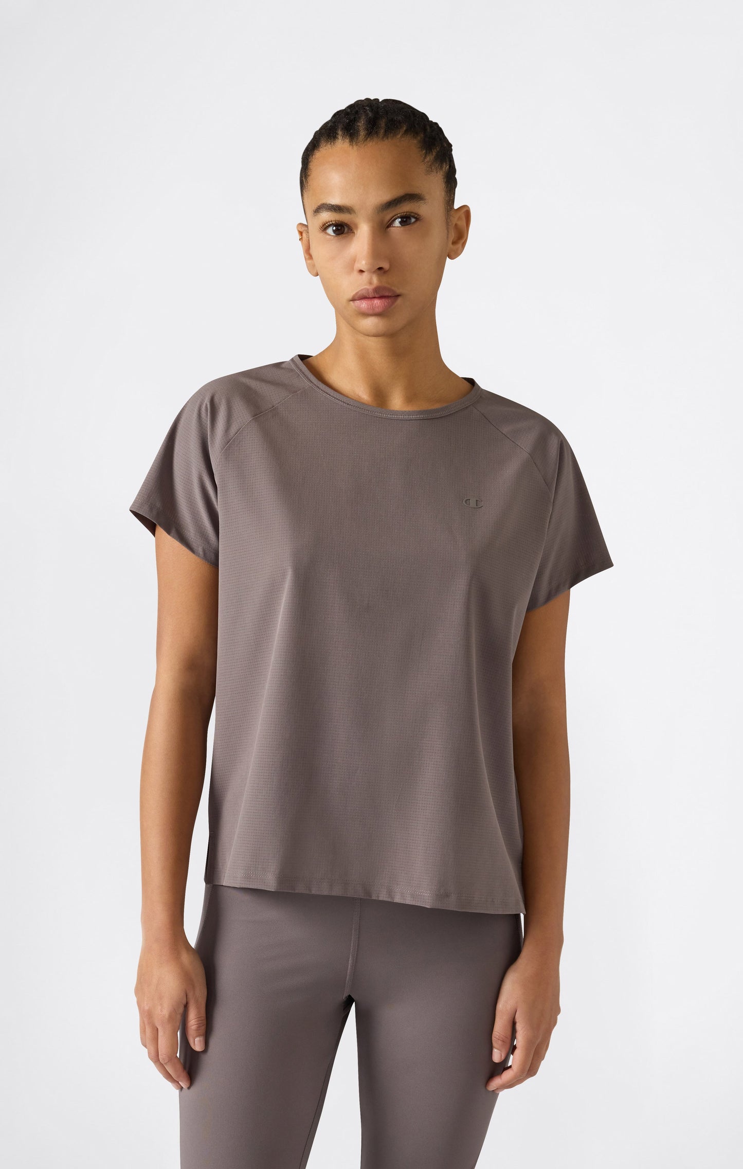 Damen schnelltrocknendes technisches Mesh-T-Shirt