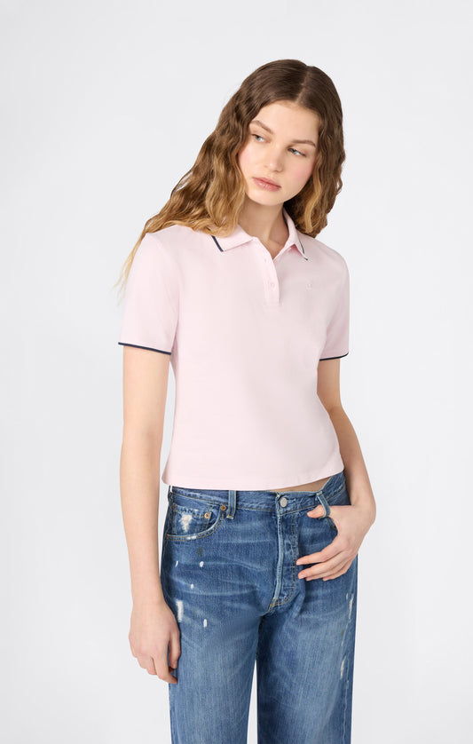 Women's Cropped Polo Shirt