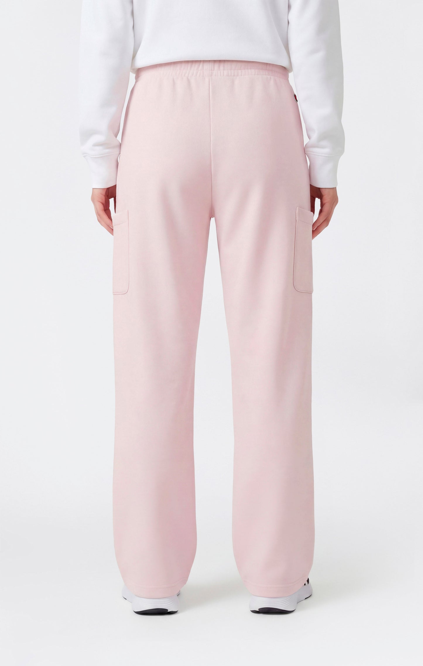 Damen leichte Wide Leg Fleece Jogger-Hose Icons