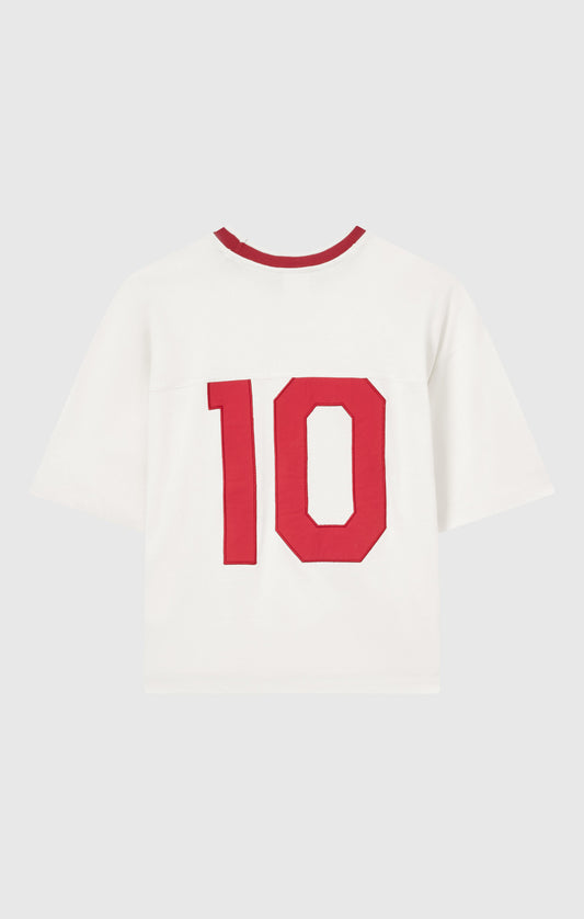 Women's Crewneck T-Shirt with Number Graphic