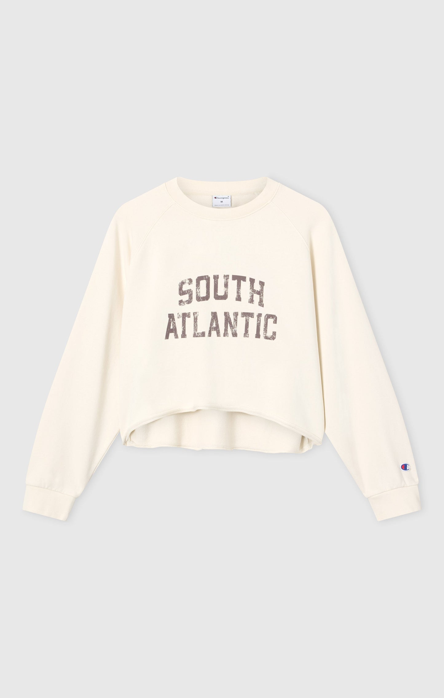 Damen Cropped Rundhals-Sweatshirt (Querformat)