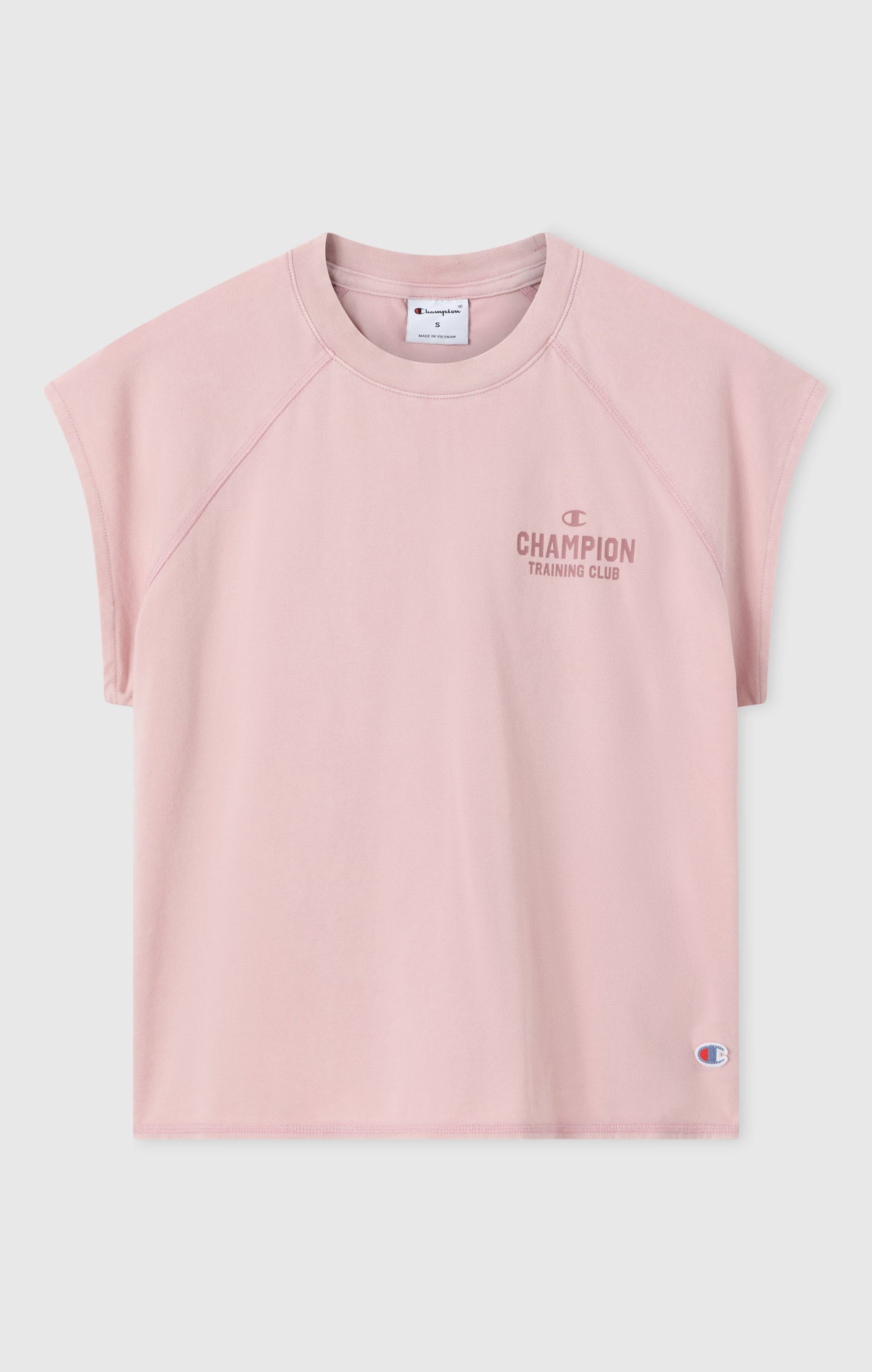 Damen-T-Shirt im Box-Stil mit Rundhalsausschnitt