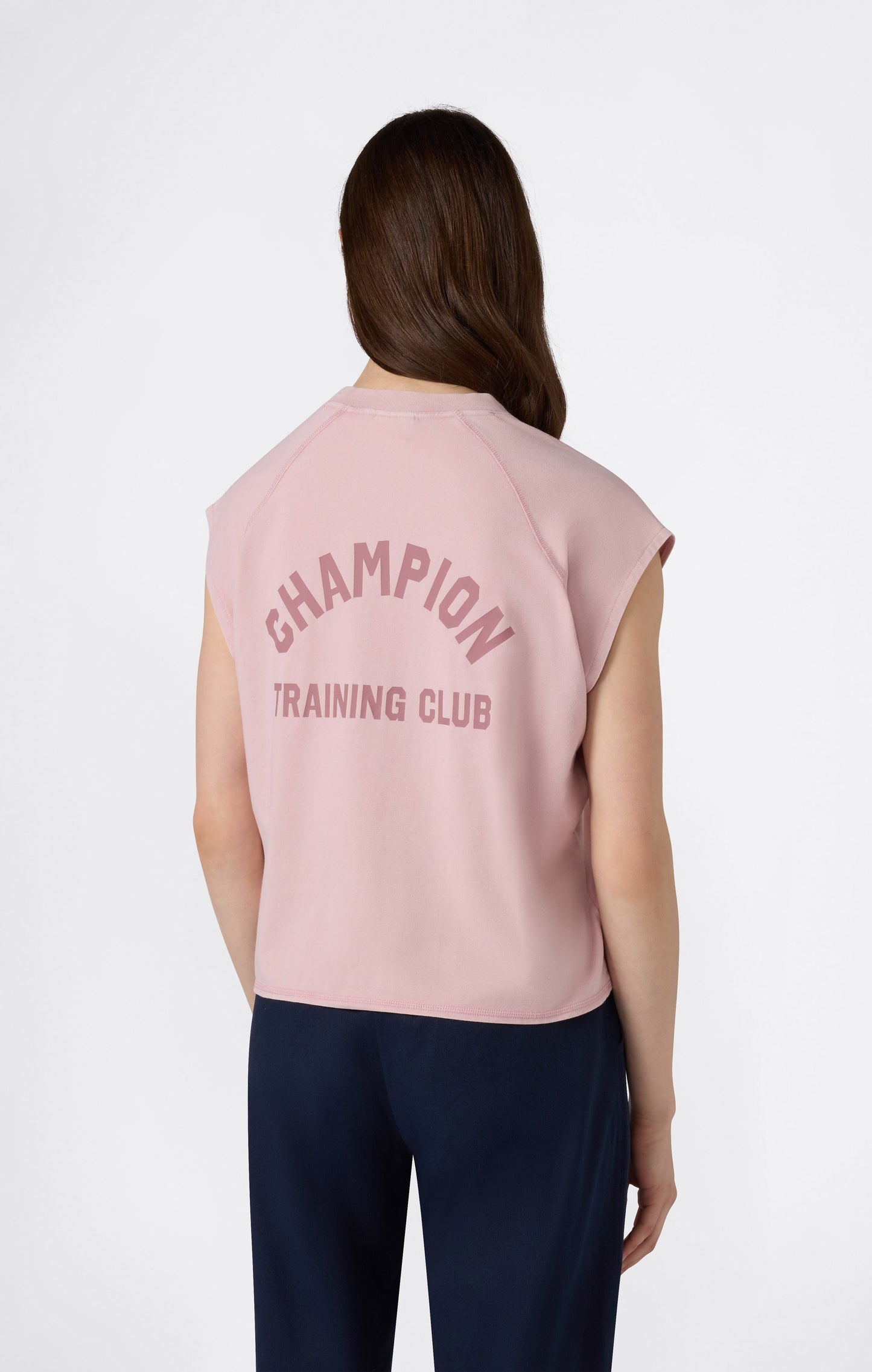 Damen-T-Shirt im Box-Stil mit Rundhalsausschnitt