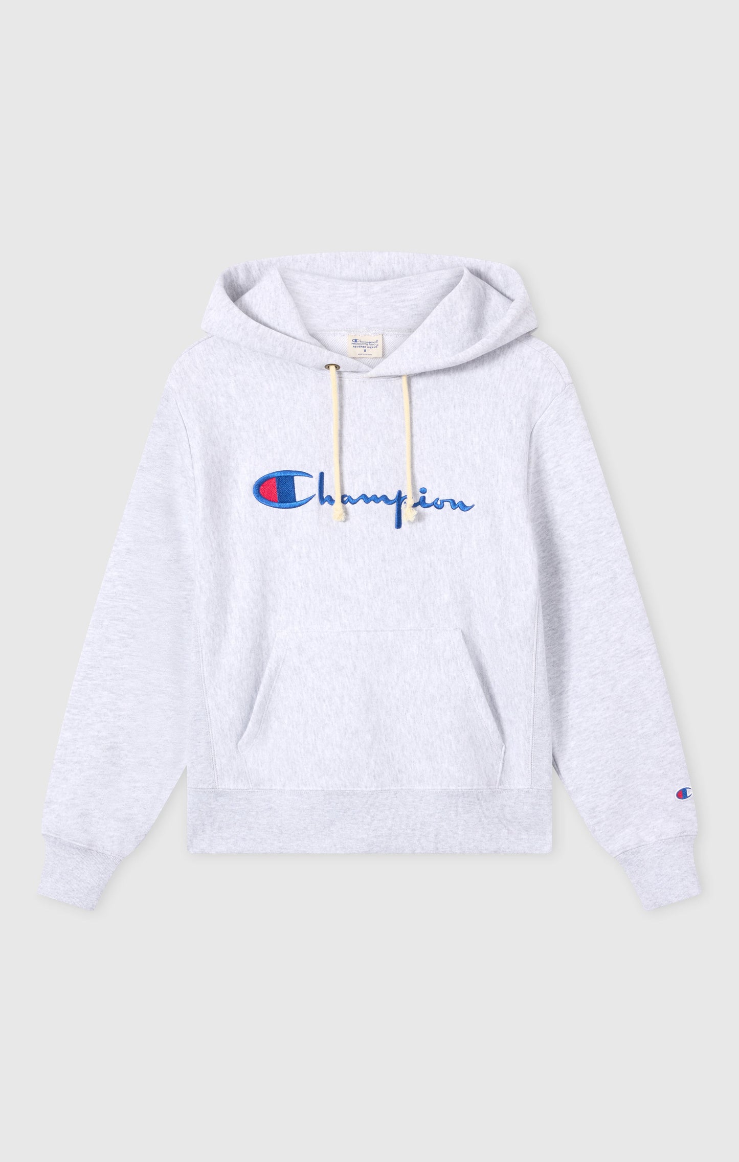 Women's Lightweight Reverse Weave Hoodie with Embroidered Logo