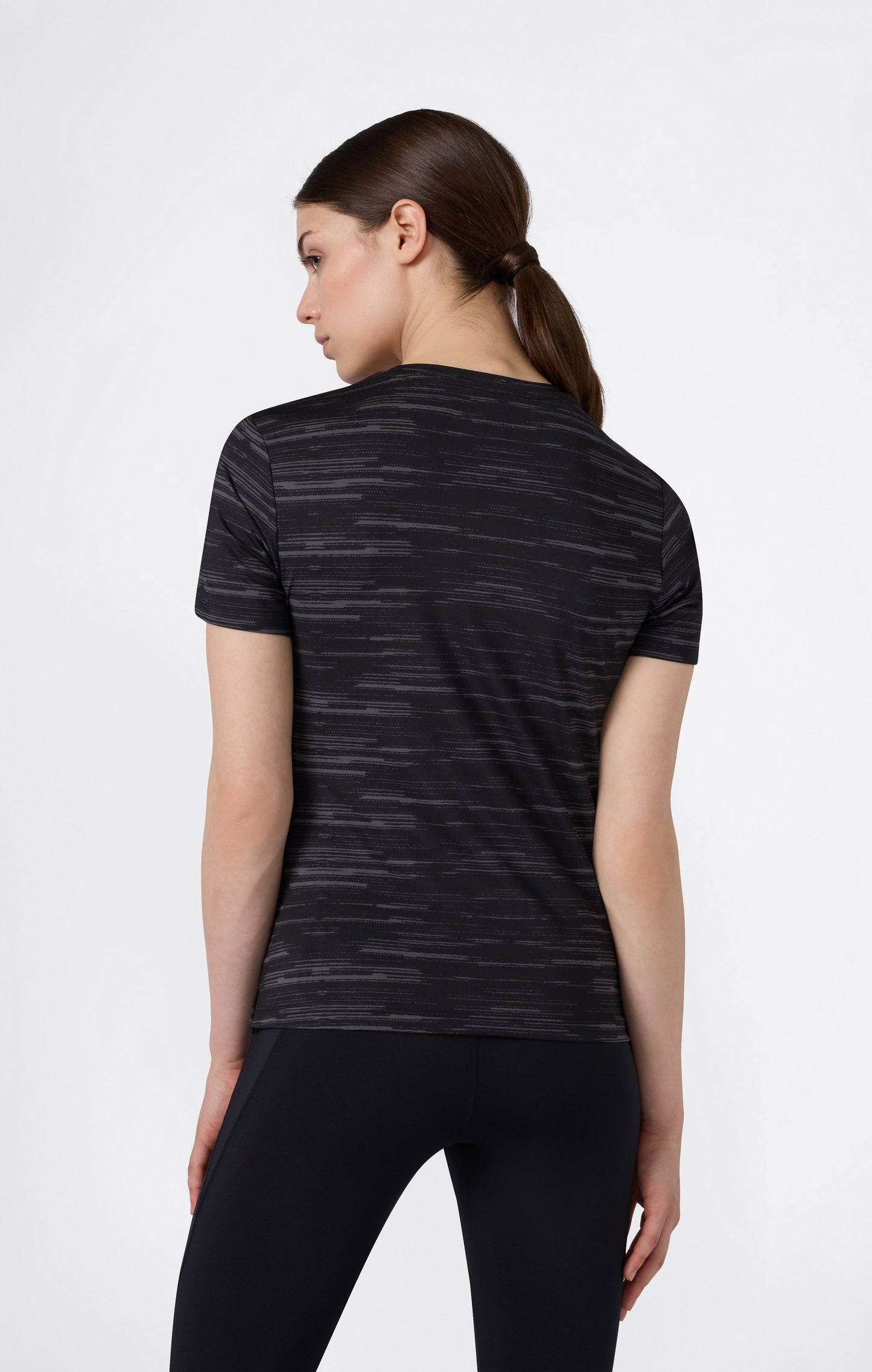 Damen Schnelltrocknendes Sport-Rundhals-T-Shirt