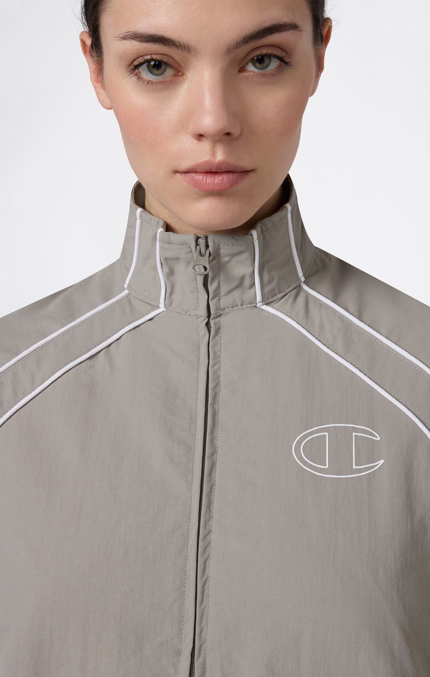 Leichtes Damen-Sweatshirt mit durchgehendem Reißverschluss