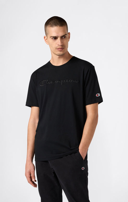 Men's T-Shirt with Big Embroidery Logo Icons