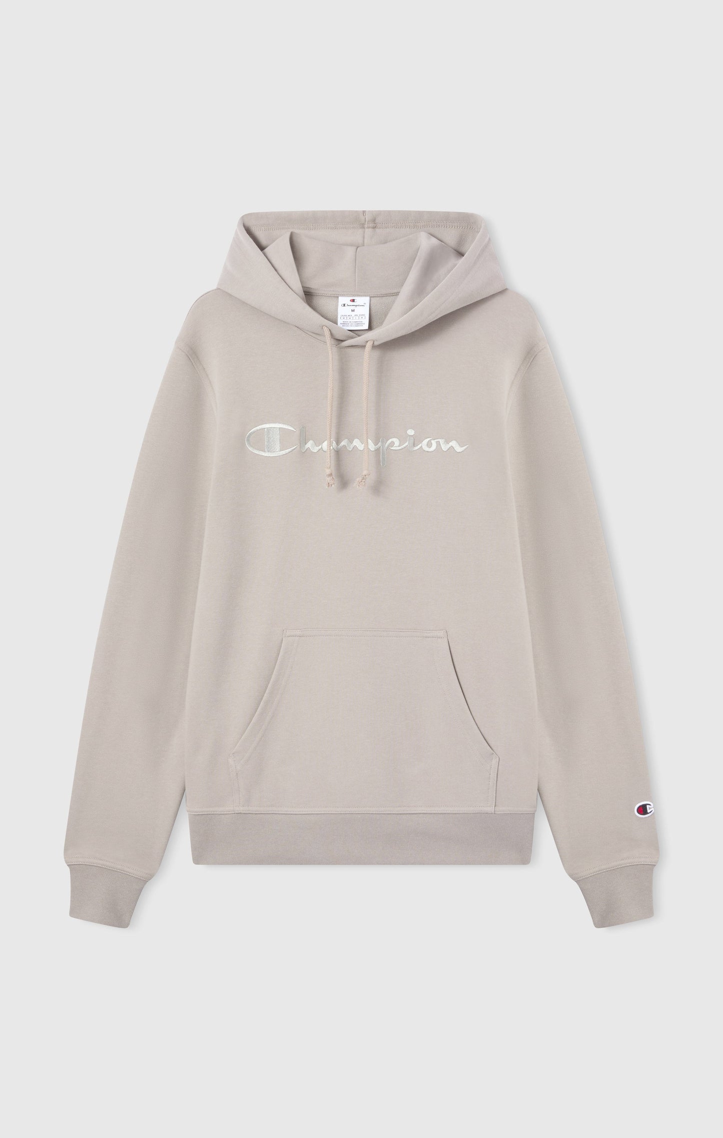 Leichter Herren-Kapuzenpullover mit gestickten Logo-Icons
