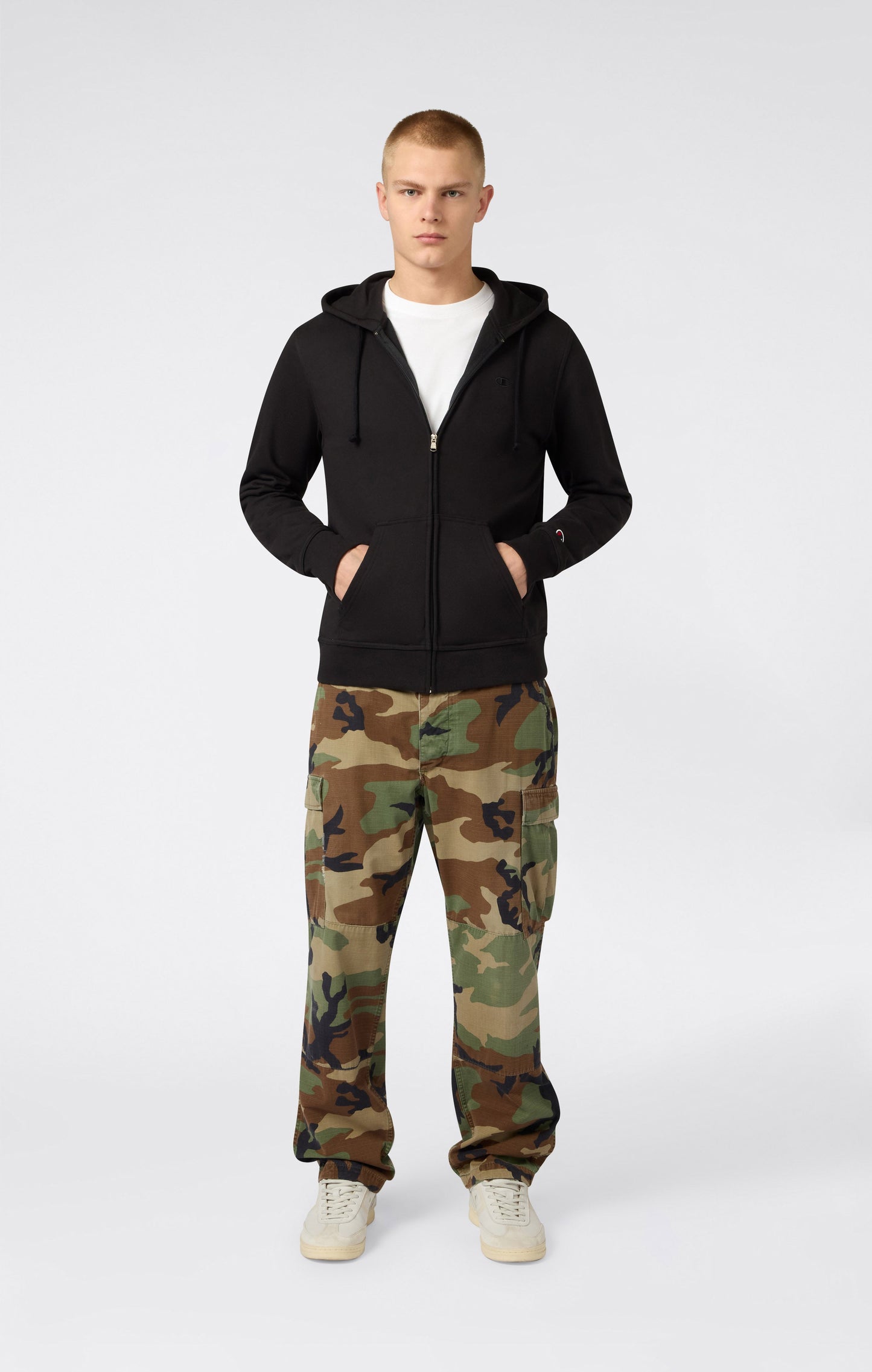 Men's Lightweight Full-Zip Hoodie Icons