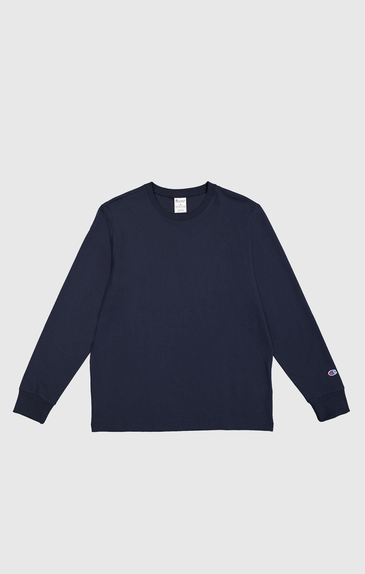 Oversized Herren Langarm-T-Shirt aus weicher, schwerer Baumwolle