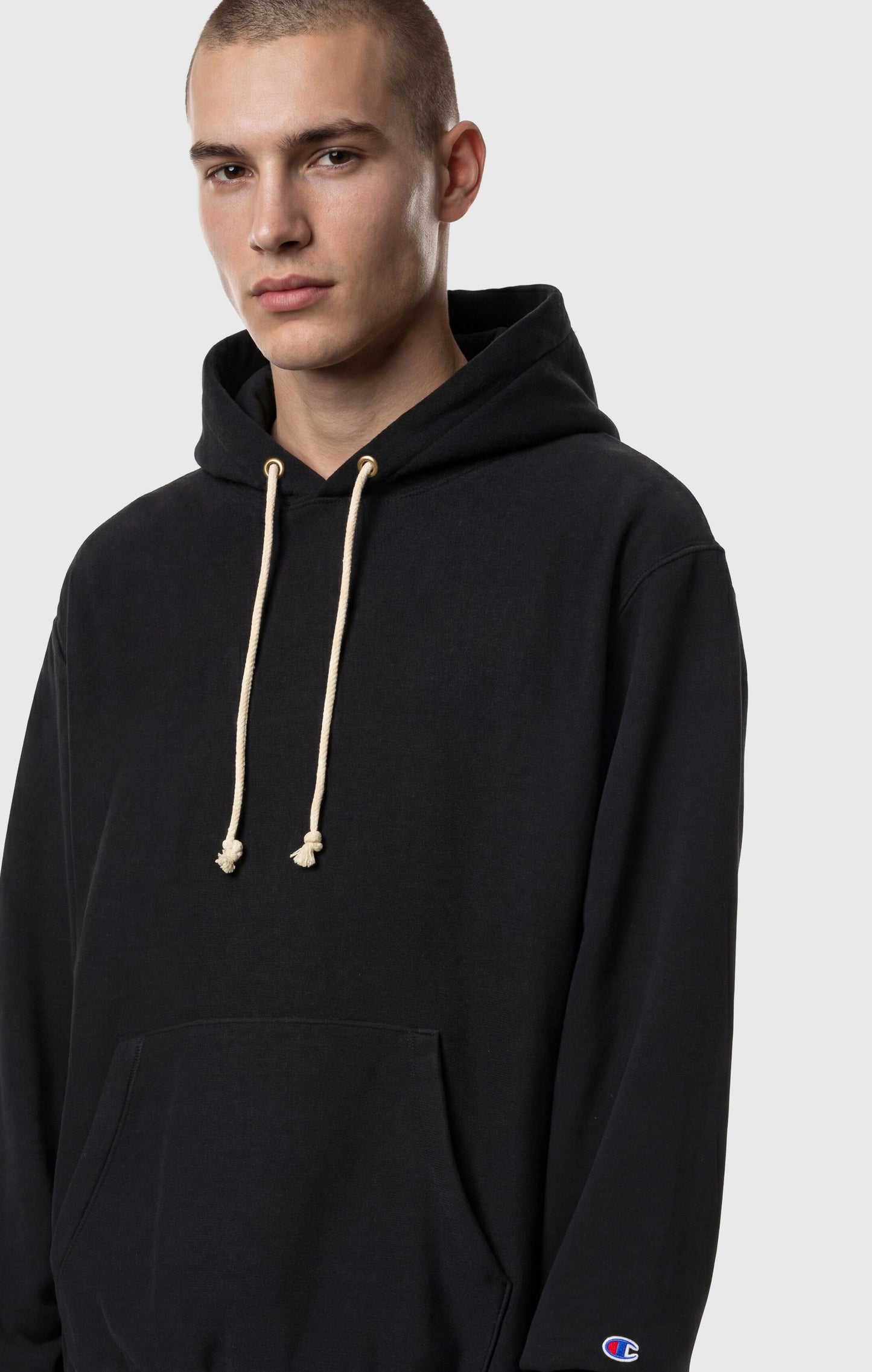 Herren-Kapuzenpullover Reverse Weave, leicht