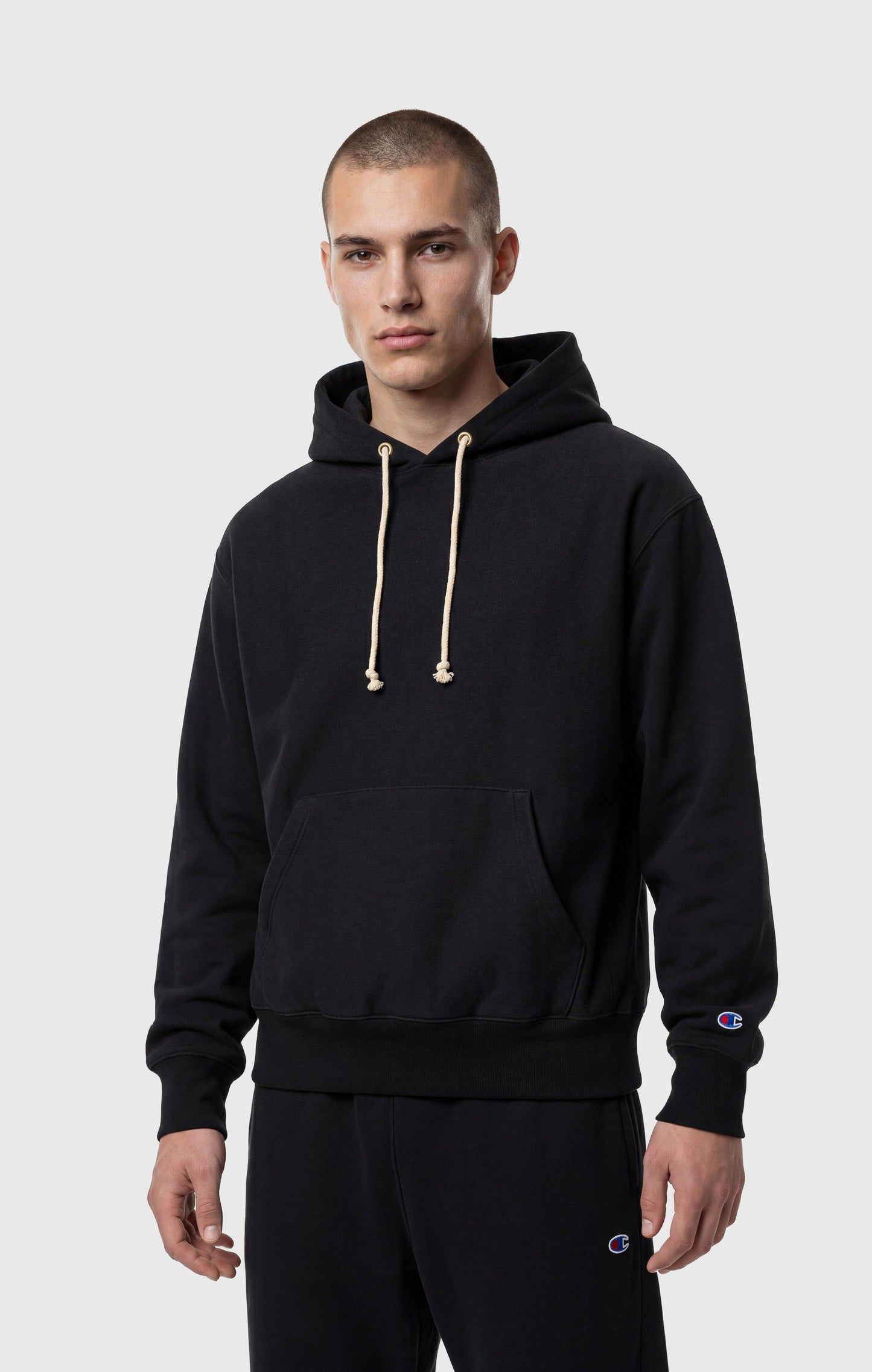 Herren-Kapuzenpullover Reverse Weave, leicht