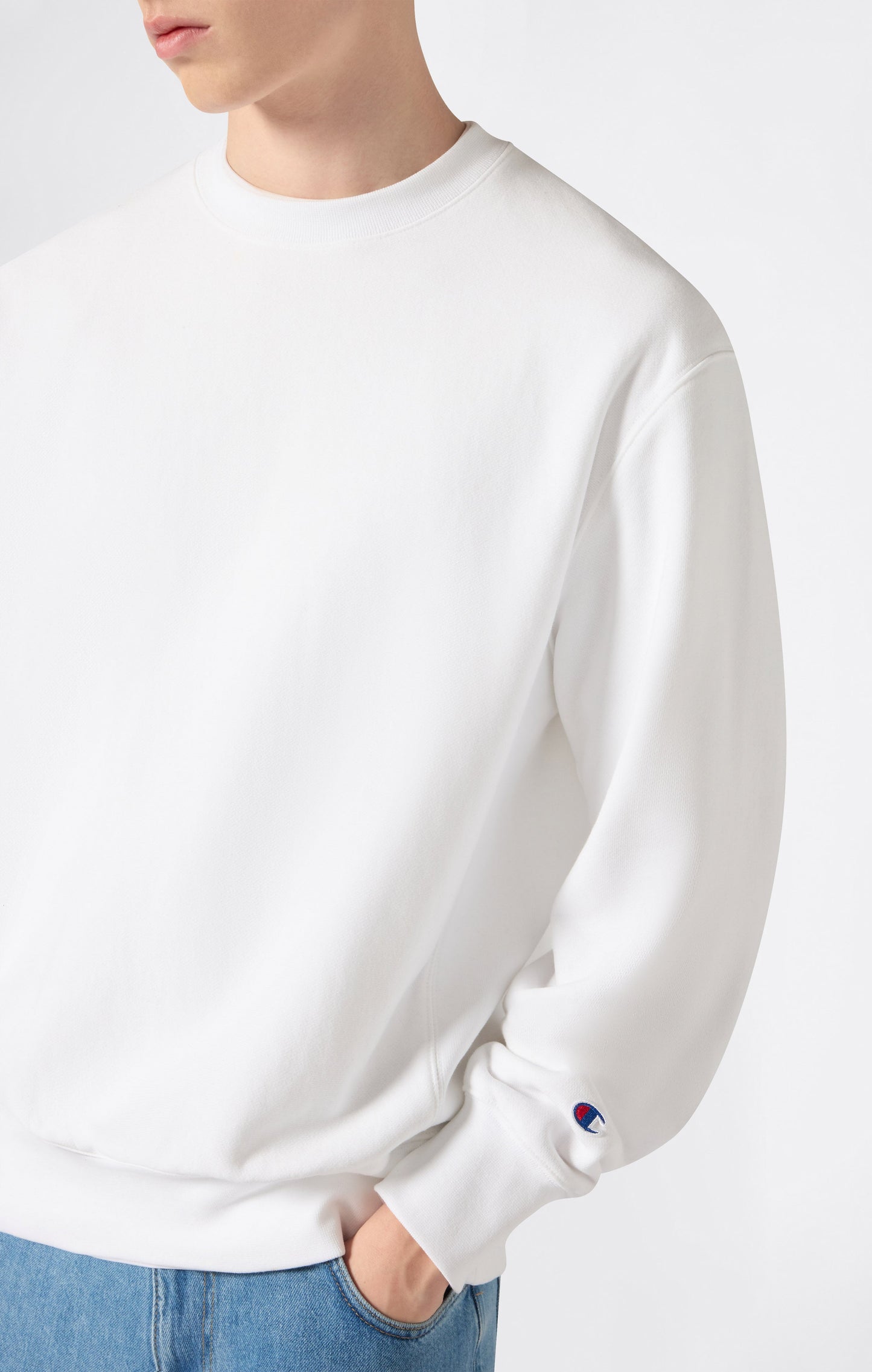 Men's Lightweight Crewneck Sweatshirt Reverse Weave
