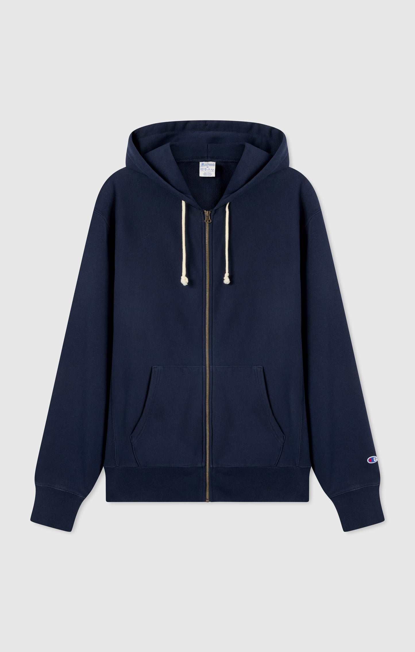 Men's Full Zip Hoodie Sweatshirt Reverse Weave