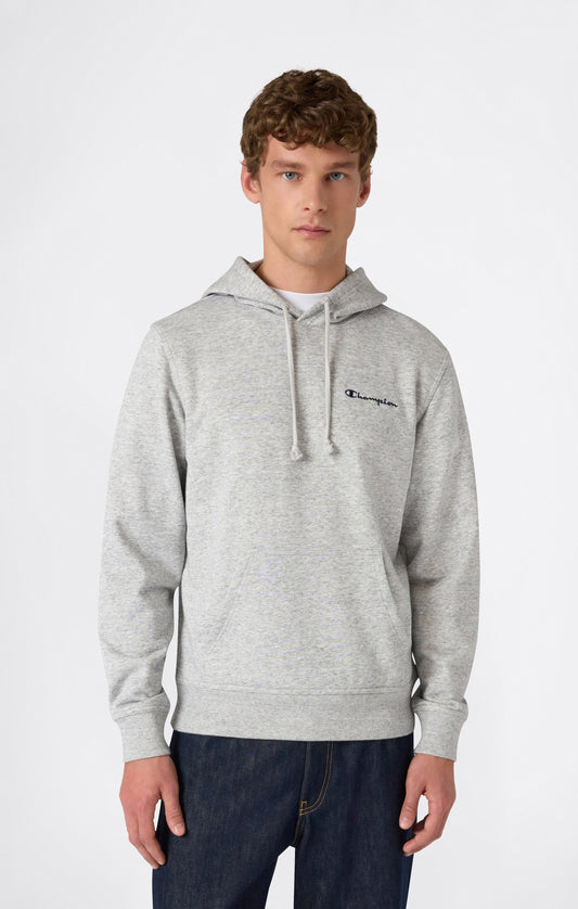 Men's Lightweight Hoodie with Small Embroidered Logo Icons