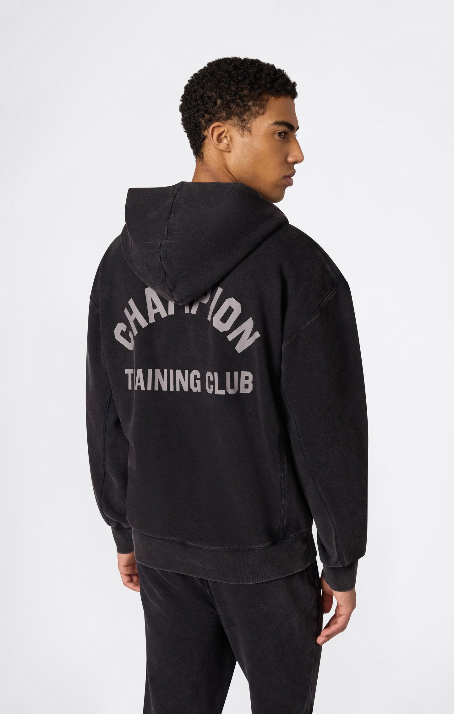 Herren Hoodie mit durchgehendem Reißverschluss im Box-Stil